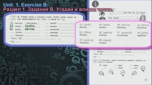 3 класс  задание B  1 раздел  Рабочая тетрадь Вербицкая  Английский язык Forward