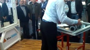 Вклейка и замена стеклопакета в створку Sikasil WT-480