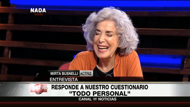 NADA PERSONAL l Entrevista Mirta Busnelli - 181016
