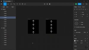 Up arrow animation in figma #figma #uiuxdesigner