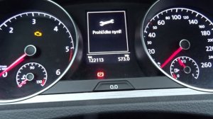 VW Golf 7 reset servisního intervalu