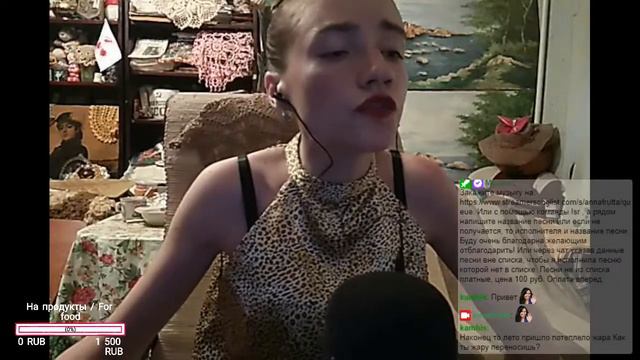 [RU/EN] Творческая девушка поет для Вас хорошие песни и болтает:) смотреть онлайн