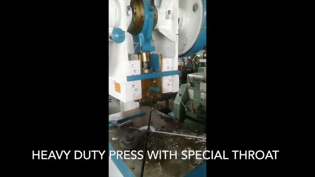 'C' FRAME HEAVY DUTY POWER PRESS MACHINE CAPACITY 50 TONS смотреть онлайн