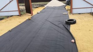 Заезд и парковка на даче своими руками