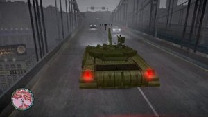 GTA 4 Red Alert. Soviet  Main Battle Tank T-72