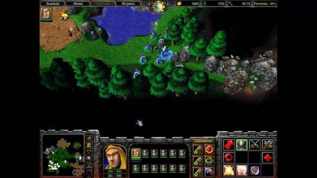 Warcraft III Падение Лордерона 2 Заварушка у черного камня - все секреты