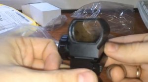 Коллиматорный прицел и переходник планка на дуло