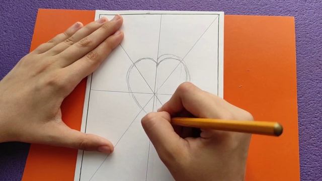 Рисуем Сердечко и берём линейку ?Как нарисовать АНТИСТРЕСС рисунок смотреть онлайн