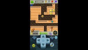 Diamond Quest: Don't Rush! Pyramid. Stage 3. Walkthrough with all Gems + Secret Exit.