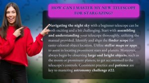 How Can I Master My New Telescope for Stargazing?