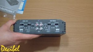 Первый взгляд на усилитель Blaupunkt EMA 455 от Decibel (Unpacking)