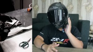 UNBOXING : NJS ZX1-R 2022 FORGED 100% COMPOSITE CARBON ? | HELM LOKAL MAKIN TOP ?