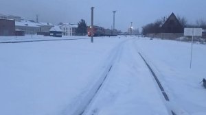 ТЧЭ-7 Барнаул с пригородным поездом Алейская-Локоть