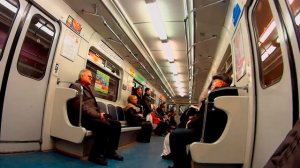 Поездка от Станции Метро "Звенигородская" до Станции "Чкаловская" в Вагоне: 81-541.8, 5 линия (ФПЛ)