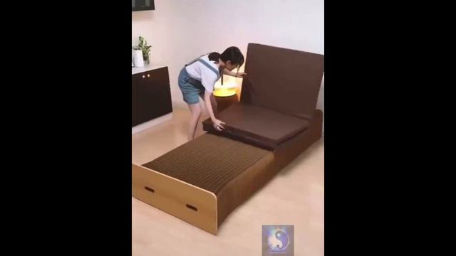 Лайфхак. Мебель из картона для экономии пространства