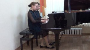 Вальс "Маскарад"   А. Хачатурян  и "ЧАРДАШ"  Л. Шитте в 4 руки