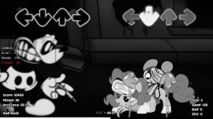 FNF VS Wednesday's Infidelity Mickey Mouse VS Pinkie Pie VS Plants vs. Rappers - Song Bad Bash