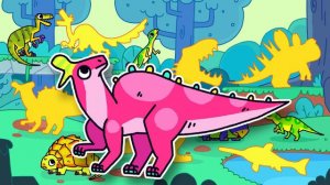 Dinosaurs for kids | Learn Dinosaur Names for Children | Trex Velociraptor | Club Baboo