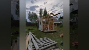 Детский домик для ребёнка своими руками из подручных материалов.