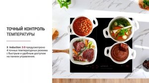 Индукционная варочная поверхность Hansa INDUCTION 3.0 BHI67006