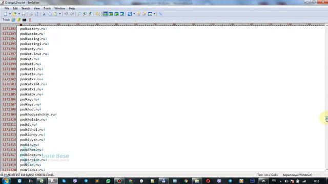 Full datebase of 5 008 814 websites, domain zone .ru - Russian Federation (Russia) смотреть онлайн