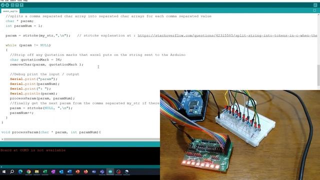 Excel DataStreamer and Arduino. More Than 10 Channels to control things like LEDs смотреть онлайн