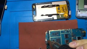 Разборка/Сборка/Замена разьема microUSB Samsung j120