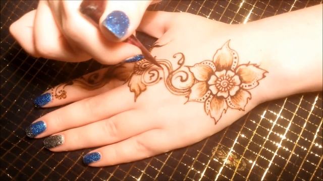 Floral Mehndi design/Цветочное мехенди смотреть онлайн