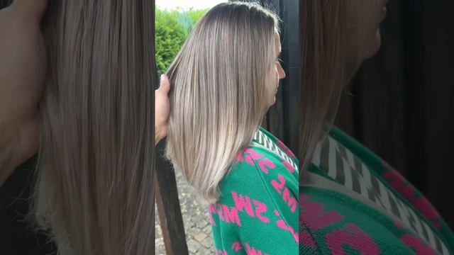 Почему рельефное окрашивание самое выгодное даже при седине #балаяж #колористика #окрашиваниеволос