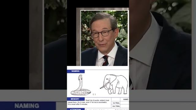 Trump's impressed with Trump because he can recognize an elephant. Fox's Chris Wallace not impresse