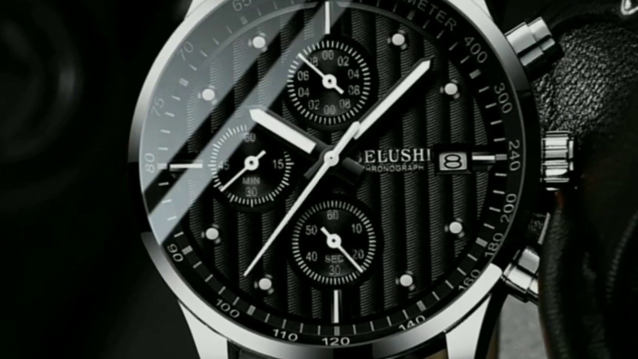 Кварцевые наручные часы Relogio masculine wristwatch mens Belushi quartz