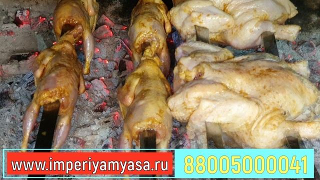 Перепелки на мангале от Империя Мяса