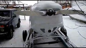 Таких аэросаней вы еще не видели.