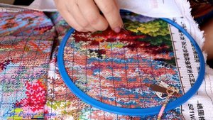 #вышивка #ТЭГ от Ларисы Карташовой/Как я вышиваю большой китайский набор .