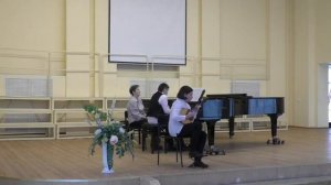 Шарова Ксения, 14 лет. А. Цыганков "Веселая прогулка"