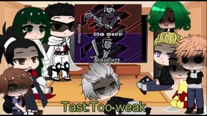 Hero class S + blast react to Saitama part 1