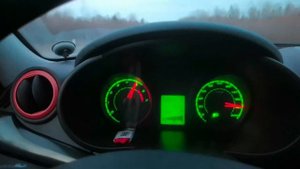 калина 2 кросс проверка на максимальную скорость.