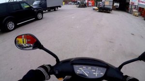 КАК ЗАПРАВИТЬСЯ НА ЗАПРАВКЕ НА СКУТЕРЕ? ПОКАТУШКА НА HONDA DIO AF-27!