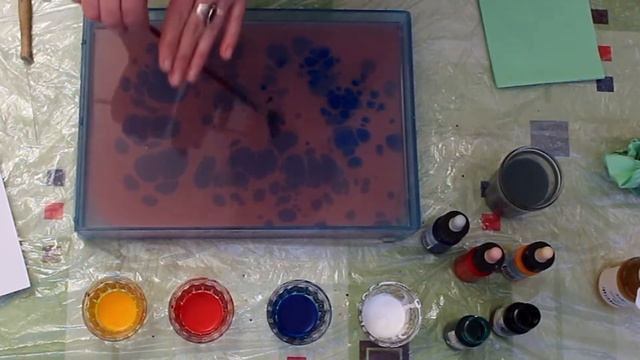 Краски фирмы Коза (Koza). Как настроить краски. Советы и рекомендации по применению. Эбру рисунки. смотреть онлайн