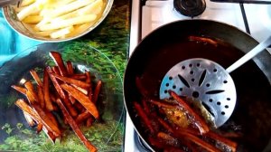 Эксперимент Фри в масле из замороженного картофеля! Фри из обычной замороженной картошки! Получилос