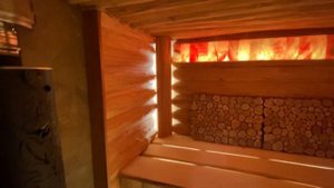 Парная из липового горбыля !!!