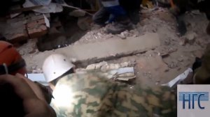 Обрушившаяся казарма в Светлом. Как спасали последнего выжившего