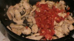 Буррито с курицей (Burrito with chicken)