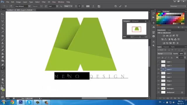 Adobe photoshop Lessons ( logo 2 ) смотреть онлайн