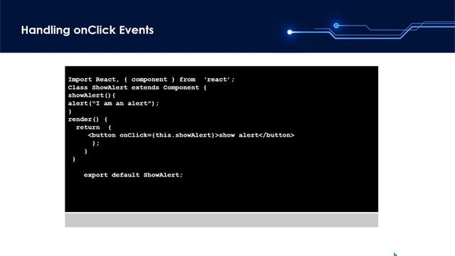 Event Handling Concepts in React | Alchemy InfoTech