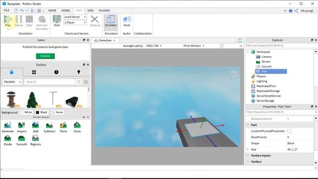 Roblox Studio: How to Resize BasePlate For Your Game._HSDA 00837 смотреть онлайн