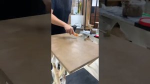 Эффект патины на лакированном фасаде из МДФ