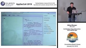 AppSecCali 2019 - An Attacker's View of Serverless and GraphQL Apps  - Abhay Bhargav