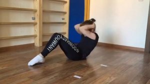 Поднимание туловища из положения лежа ("пресс").