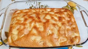 Нежная и пышная шарлотка с яблоками в духовке